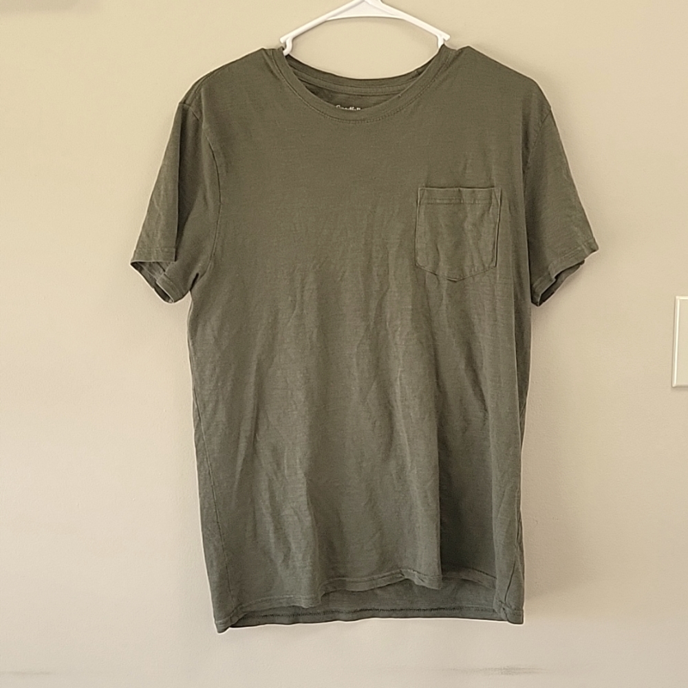 Goodfellow Olive Shirt Size Small